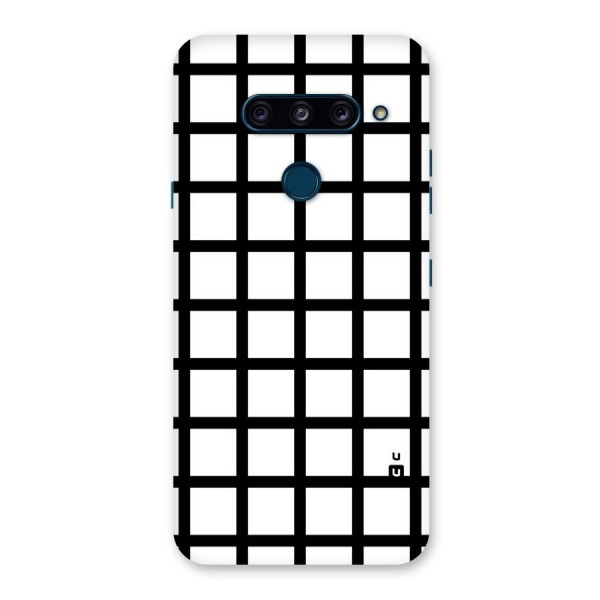 Aesthetic Grid Lines Back Case for LG  V40 ThinQ